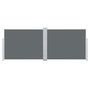 Voir la diapositive 4 : VIDAXL Auvent lateral retractable Anthracite 140 x 1000 cm