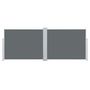 Voir la diapositive 4 : VIDAXL Auvent lateral retractable Anthracite 140 x 1000 cm