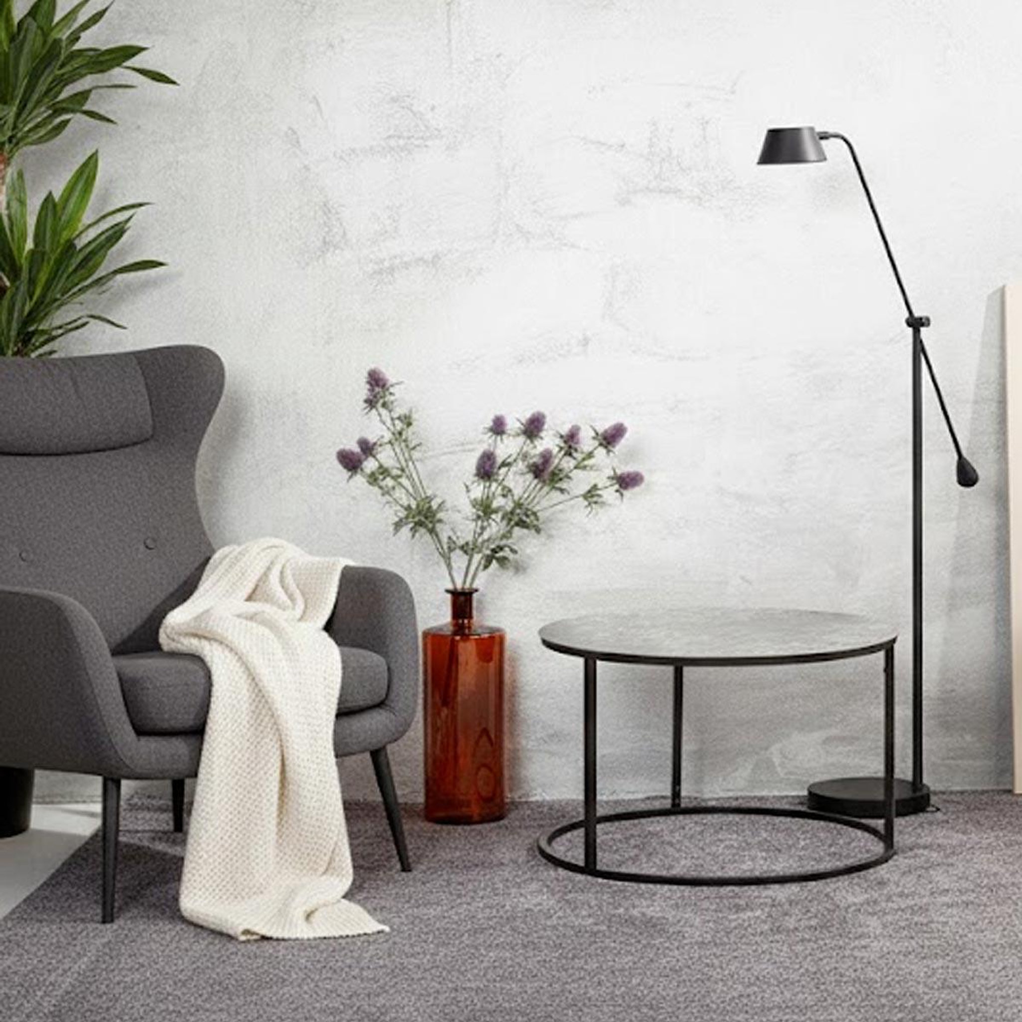 Voir la diapositive 4 : Paris Prix Table basse design  galia  59cm argent & noir