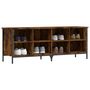 Voir la diapositive 3 : VIDAXL Armoire à chaussures chêne fumé 131x35x50 cm bois d ingénierie