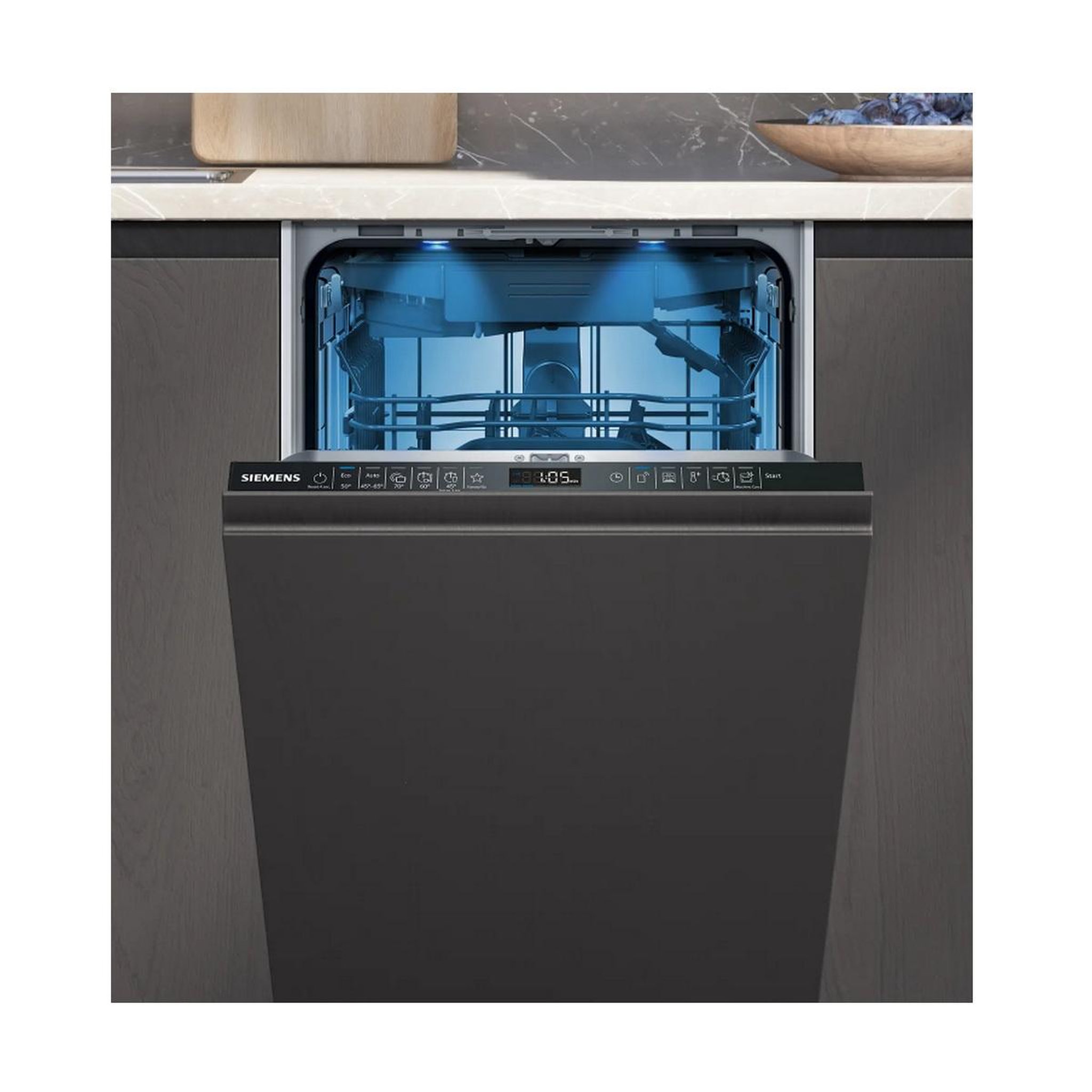 Voir la diapositive 3 : Siemens Lave-vaisselle 45cm 10 couverts 44db tout intégrable - sr65ex09me