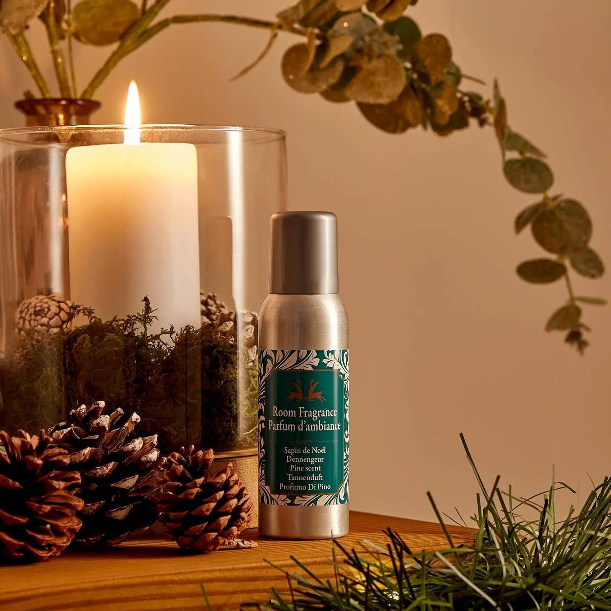 Voir la diapositive 2 : ATMOSPHERA Parfum d'Ambiance  Senteur Sapin  100ml Argent