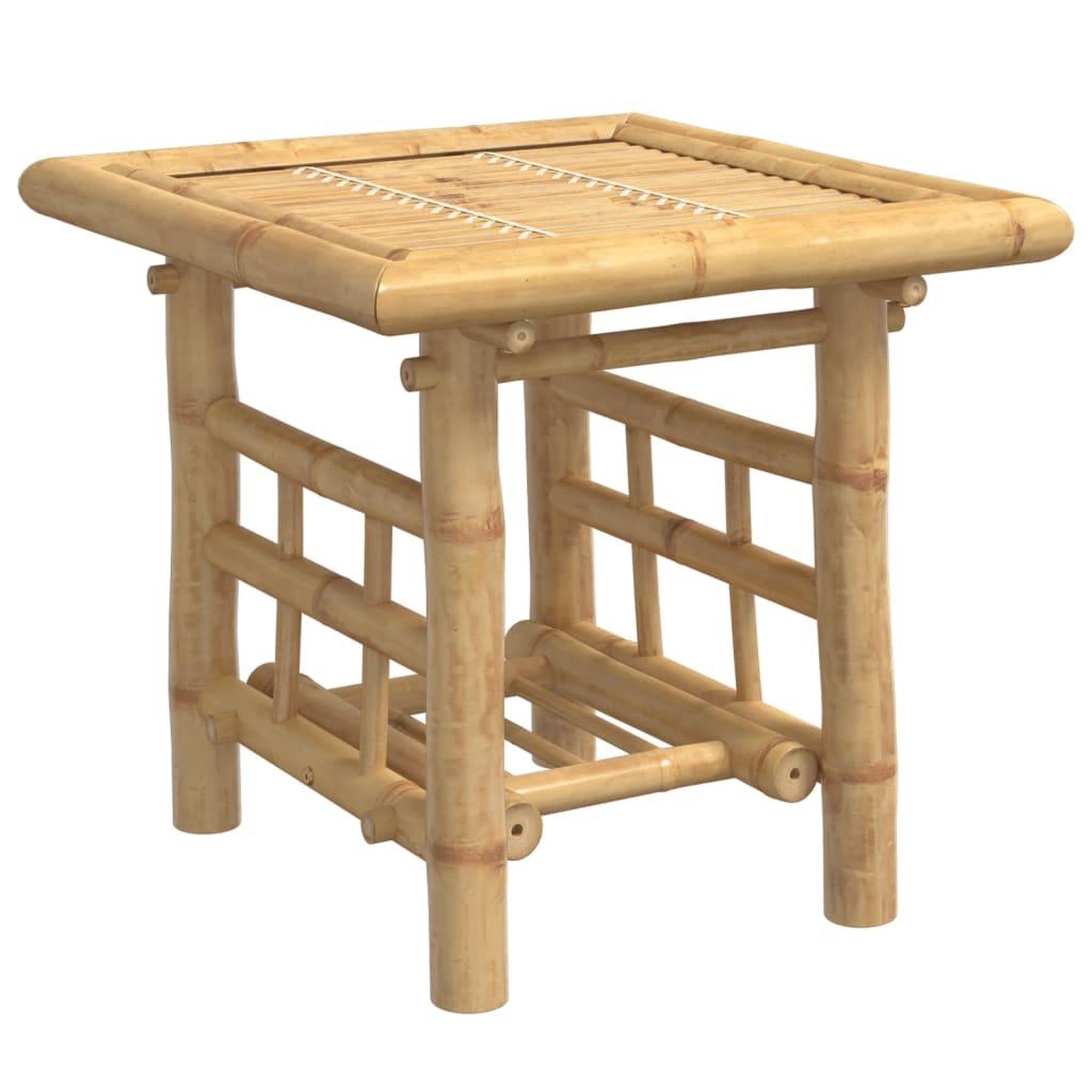 Voir la diapositive 2 : VIDAXL Table d'appoint 45x45x45 cm bambou