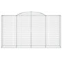 Voir la diapositive 3 : VIDAXL Panier de gabions arque 300x50x160/180 cm Fer galvanise