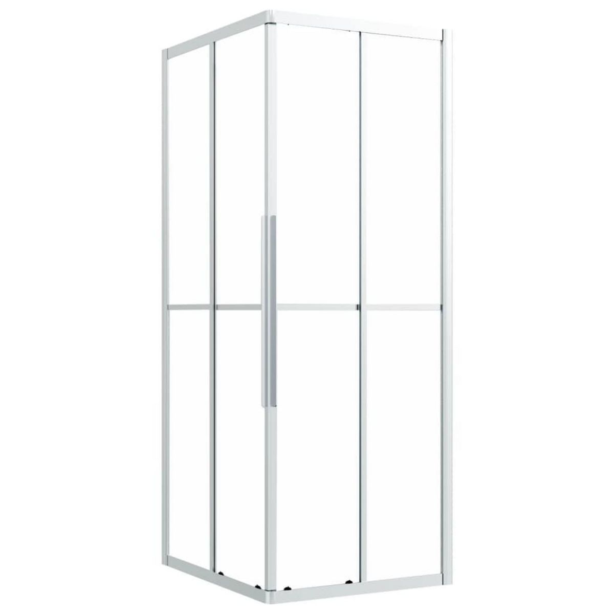 VIDAXL Cabine de douche ESG depoli 90x70x180 cm