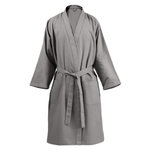 Paris Prix Peignoir de Bain en Coton  Carla  Gris. Coloris disponibles : Gris