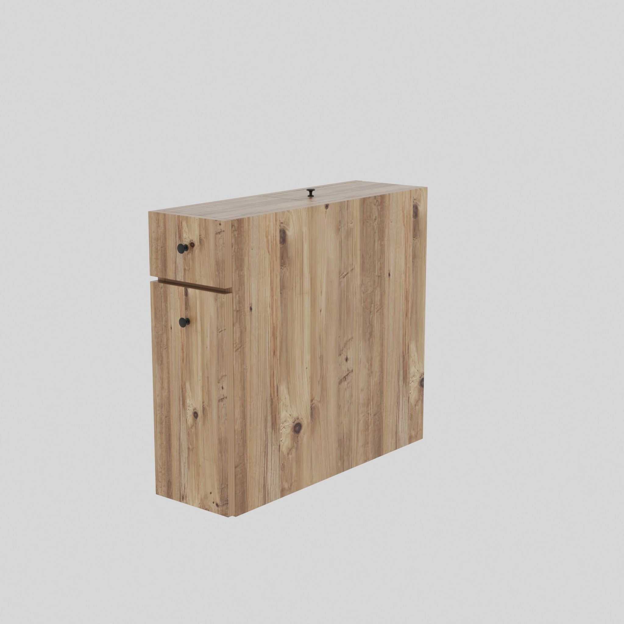 Habitat et Jardin Meuble de toilette en bois  calencia  - 20 x 60 x 55 cm - marron