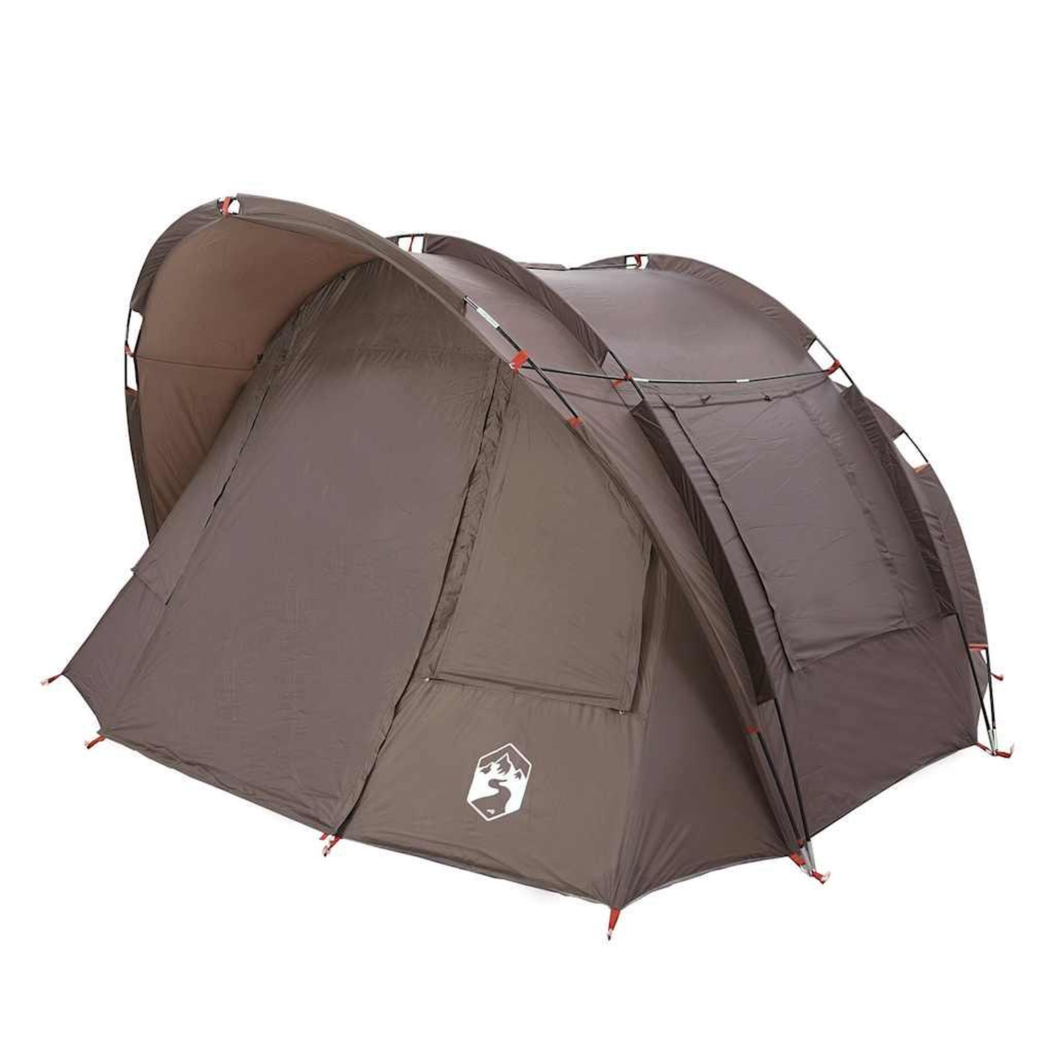 Voir la diapositive 5 : VIDAXL Tente de peche 2 personnes marron impermeable