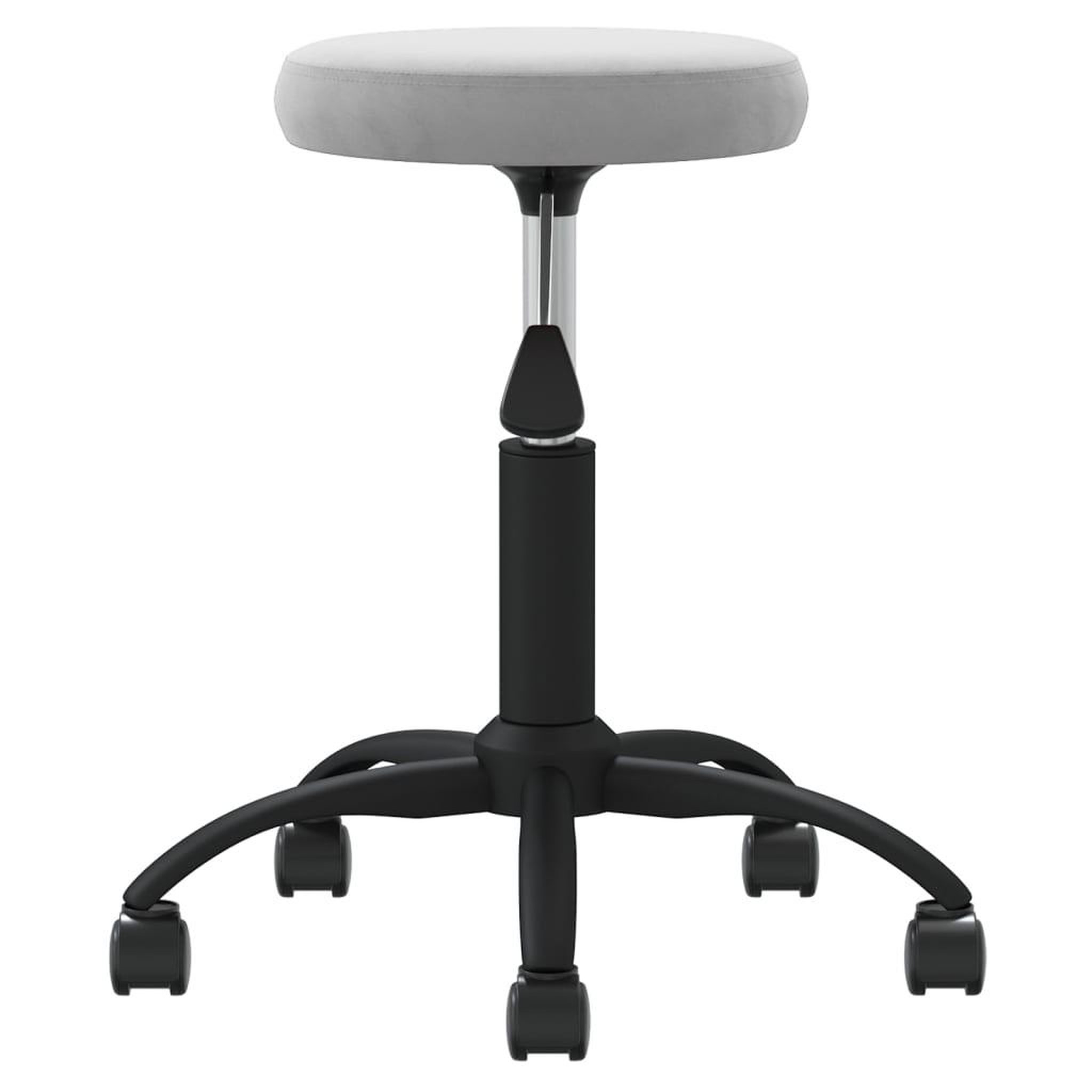 Voir la diapositive 4 : VIDAXL Chaise pivotante de bureau Gris clair Velours