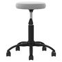 Voir la diapositive 4 : VIDAXL Chaise pivotante de bureau Gris clair Velours