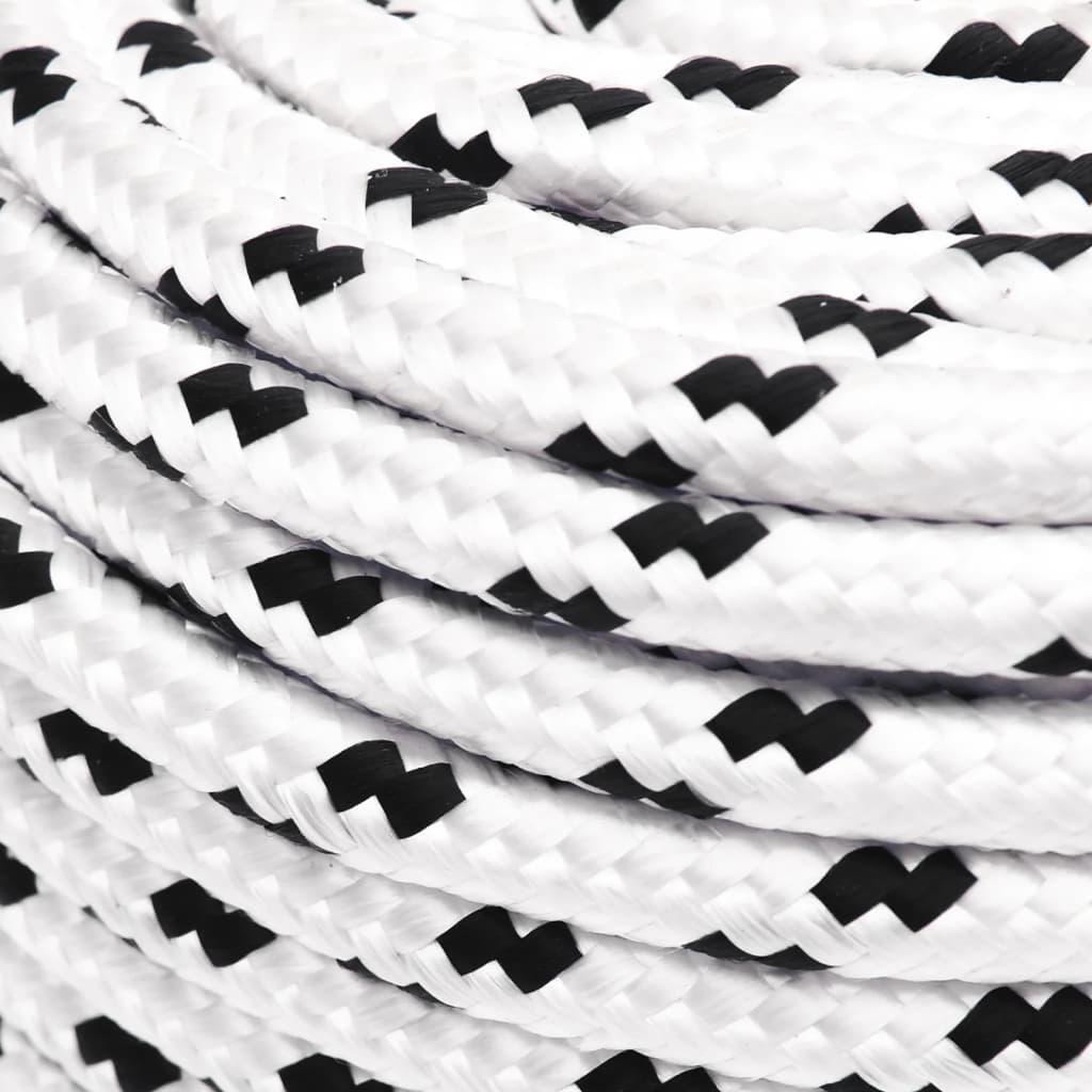 Voir la diapositive 3 : VIDAXL Corde de bateau tresse Blanc 8 mmx100 m Polyester