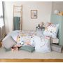 Voir la diapositive 3 : Home collection Parure housse de couette 140x200cm 100% coton 57 fils catchi