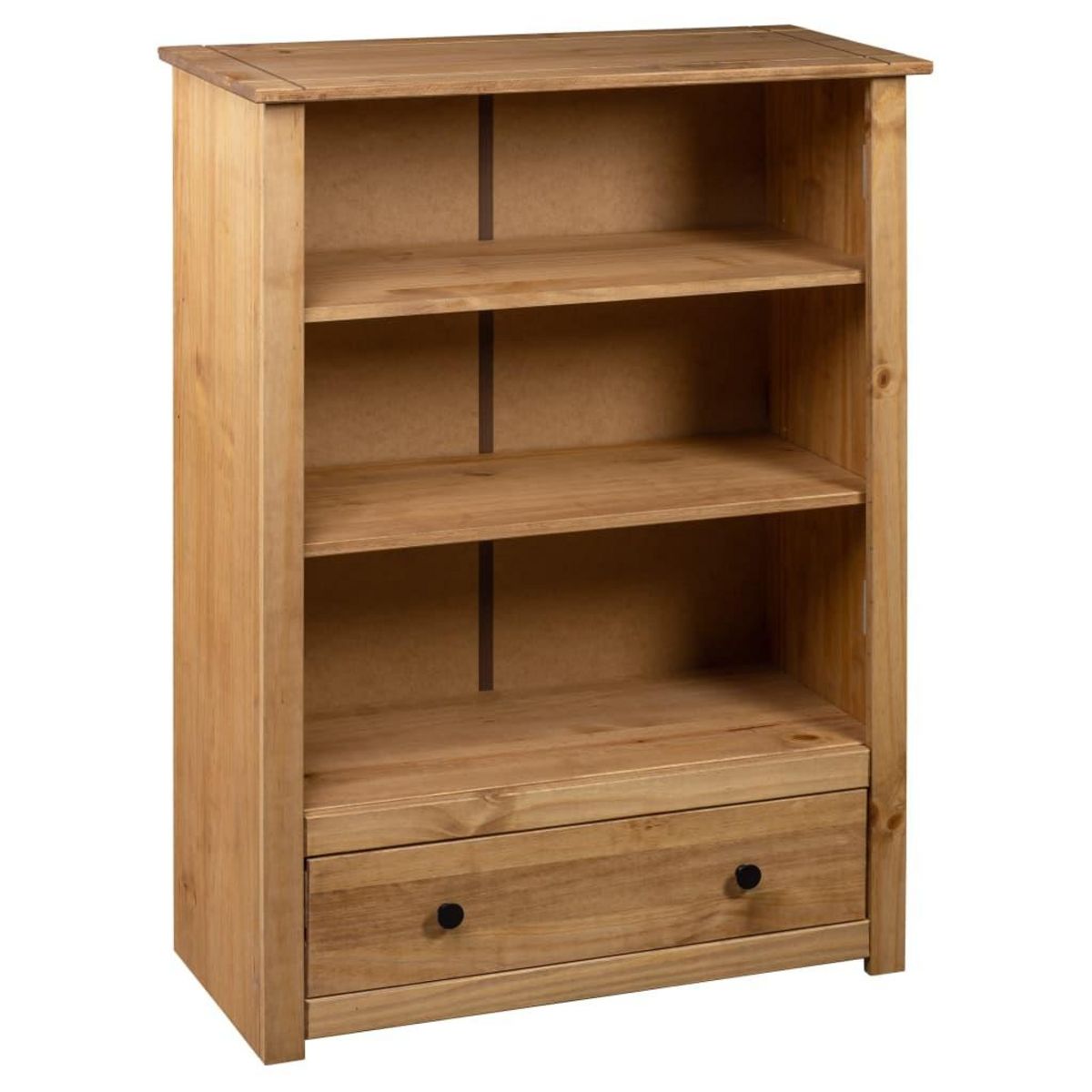 VIDAXL Bibliotheque 80x35x110 cm Bois de pin massif Assortiment Panama