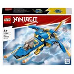 LEGO Ninjago 71784 Le Jet Supersonique de Jay &ndash; Évolution, Jouet de Ninja Évolutif, Construction Avion