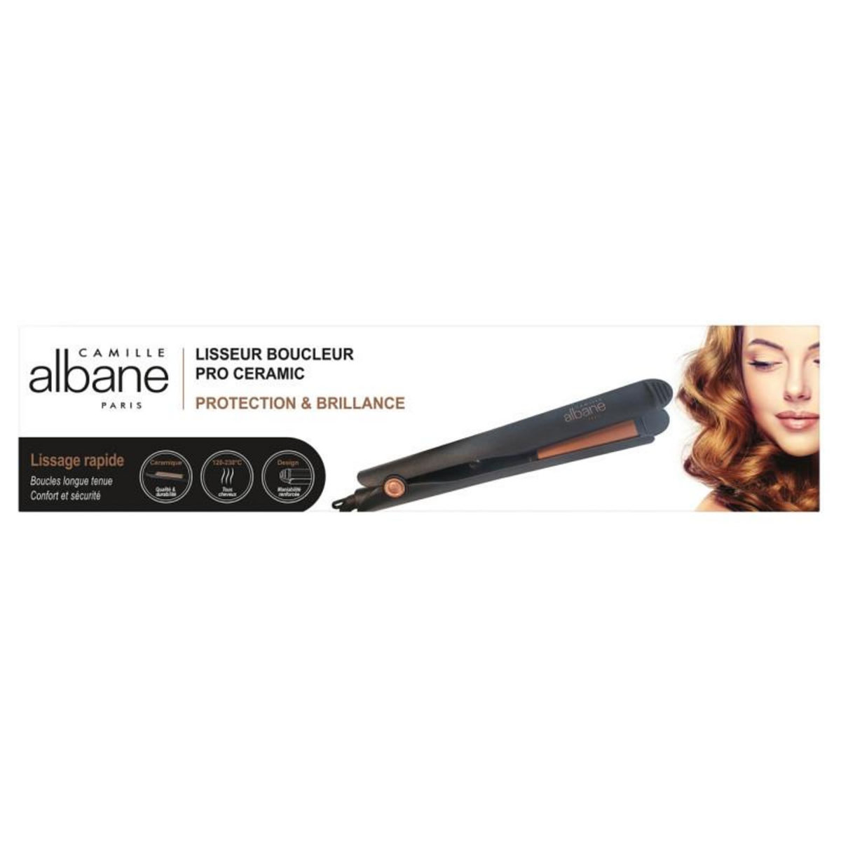 CAMILLE ALBANE Lisseur 2 en 1 pro céramic