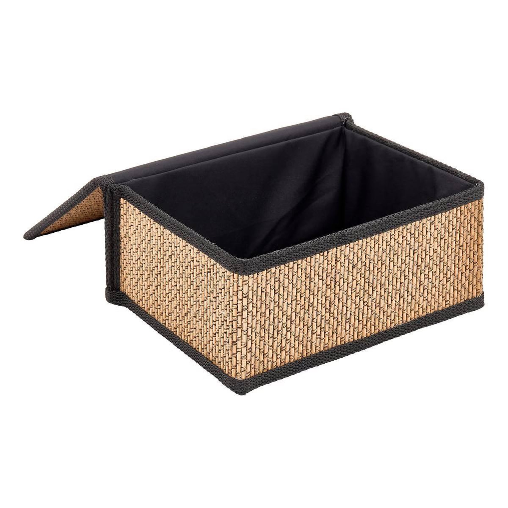 Voir la diapositive 3 : FIVE Lot de 3 boîtes en bambou  stemy  32cm noir