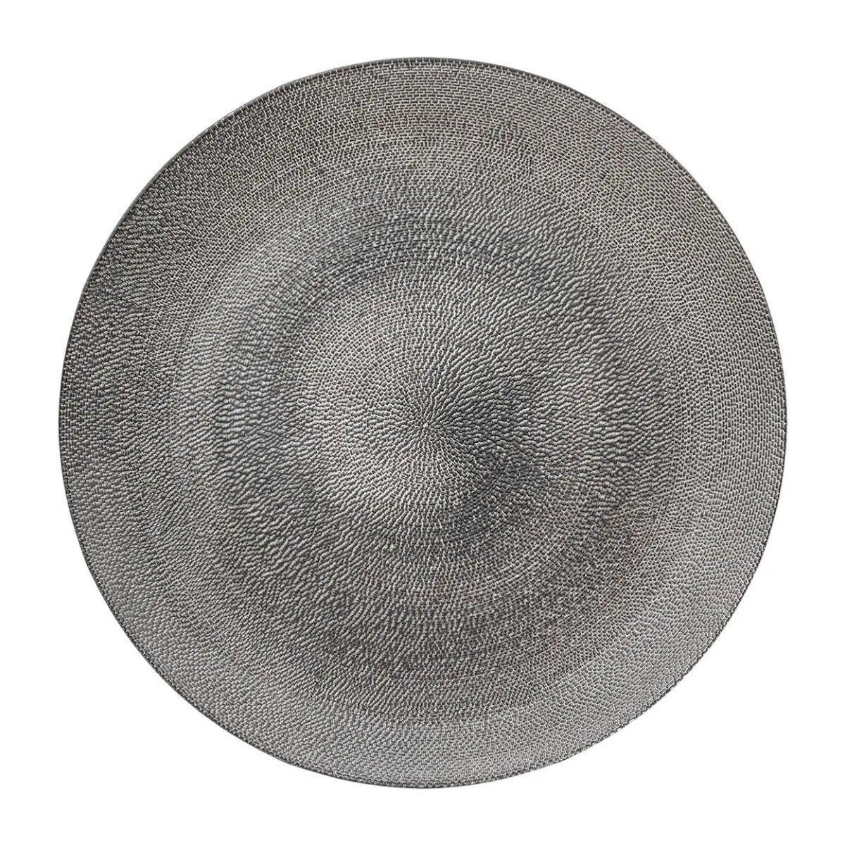 SECRET DE GOURMET Lot de 6 Assiettes Plates  Aurore  28cm Gris