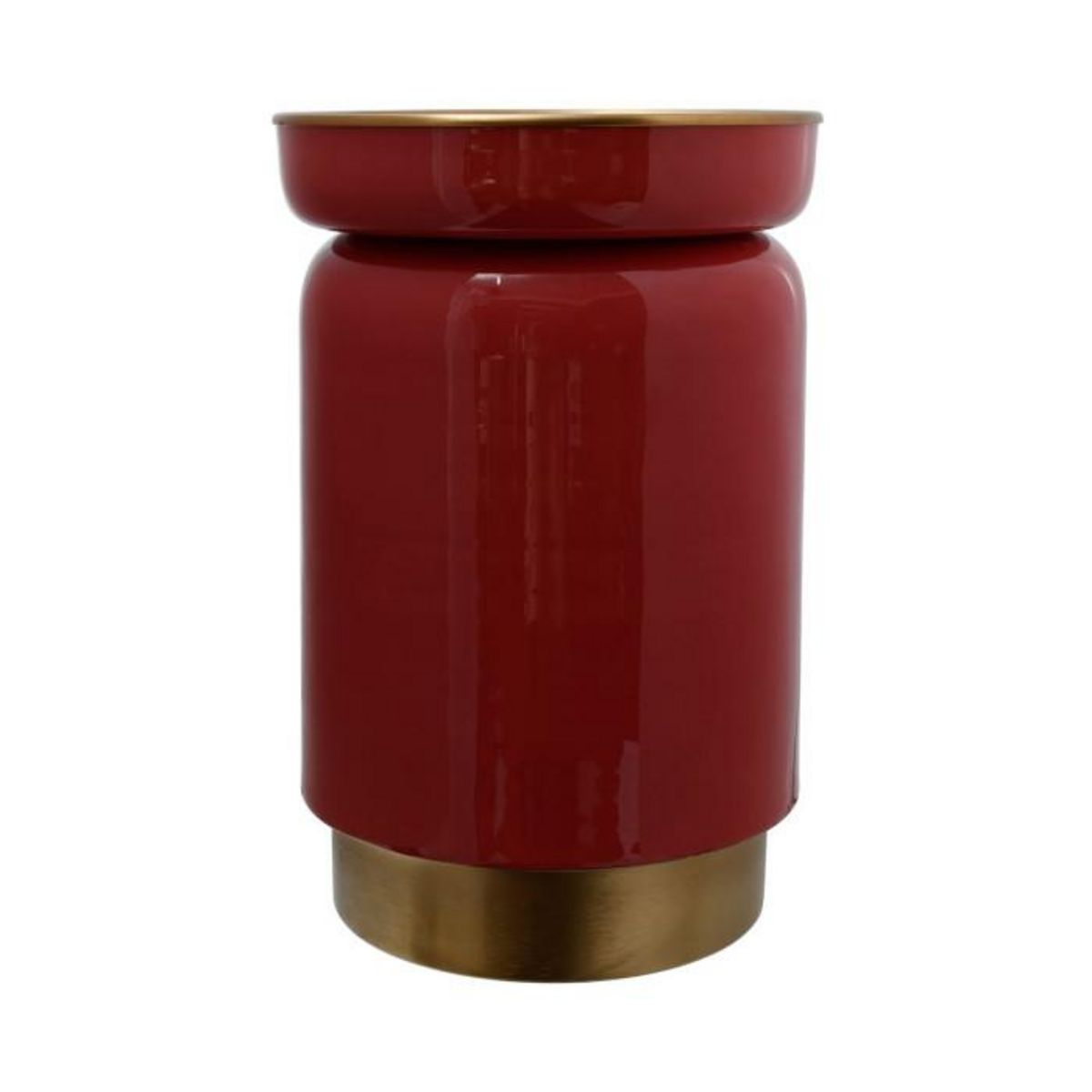 Paris Prix Table d'Appoint Design  Clays  46cm Corail & Or