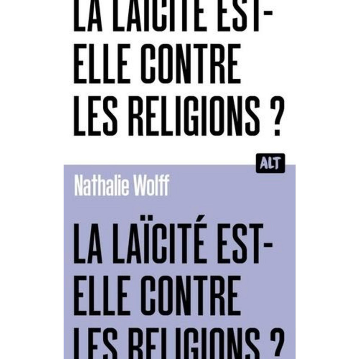 LA LAICITE EST-ELLE CONTRE LES RELIGIONS ?, Wolff Nathalie
