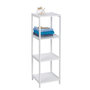 Voir la diapositive 2 : Wenko Etagère de salle de bain 4 Niveaux Olso - H. 112 cm - Blanc