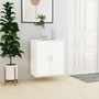 Voir la diapositive 3 : VIDAXL Armoire a chaussures Blanc 60x35x70 cm Bois d'ingenierie
