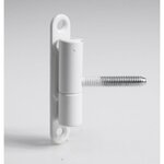 CENTRALE BRICO Lot de 2 paumelles acier pour meuble HETTICH, L.68 x Diam.13 mm