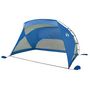 Voir la diapositive 4 : VIDAXL Tente de plage bleu azure 274x178x170/148 cm 185T polyester