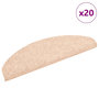 Voir la diapositive 1 : VIDAXL Tapis d'escalier autocollant 20 pcs creme 65x21x4 cm