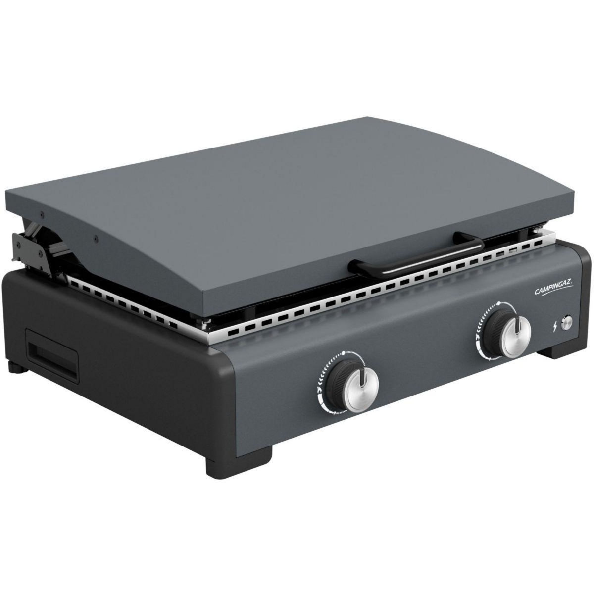 CAMPINGAZ Plancha gaz SIGMA 2 2210869 noir 2 brûleurs à poser, 58x36 cm