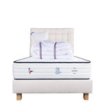 LUXURY LITERIE Ensemble literie ressorts, Patriote Ferme, Beige. Coloris disponibles : Beige