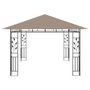 Voir la diapositive 4 : VIDAXL Belvedere avec moustiquaire 4x3x2,73 m Taupe 180 g/m^2
