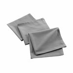 Paris Prix Lot de 3 Serviettes de Table  Mistral  40x40cm Gris Chiné