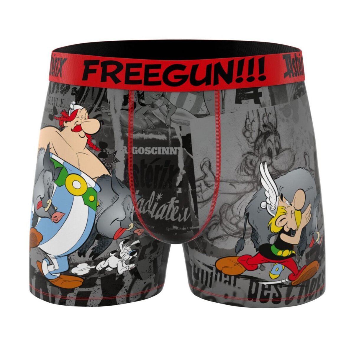 FREEGUN Lot de 4 boxers enfant Asterix
