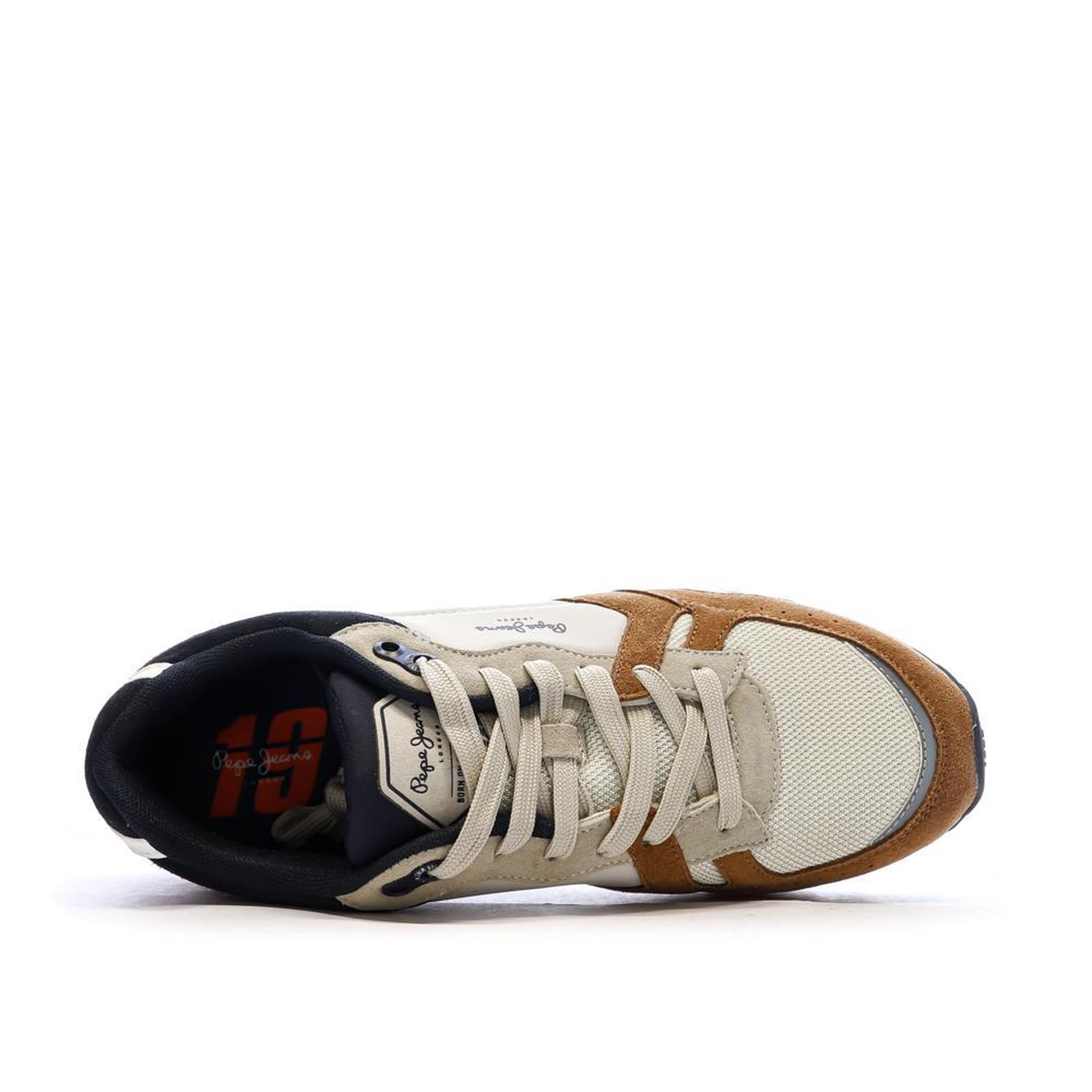 Voir la diapositive 4 : Pepe Jeans Baskets Beige/Camel Homme Pepe Jeans X20 Rise