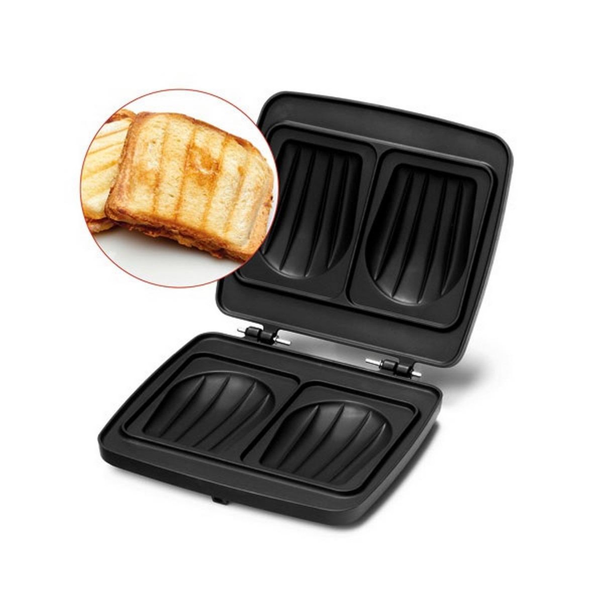 Voir la diapositive 4 : FRIFRI Gaufrier et plaques croque-monsieur 1200w violet - fri022820012pup