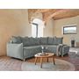 Voir la diapositive 4 : BEST MOBILIER Lena - canapé d'angle droit convertible - 5 places - gris clair - style scandinave - gris clair