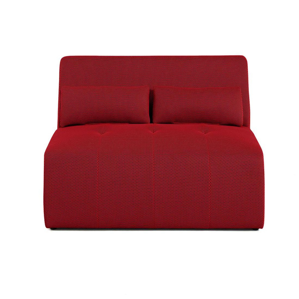 LISA DESIGN Onyx - canapé droit 2 places - en tissu mailles 3d