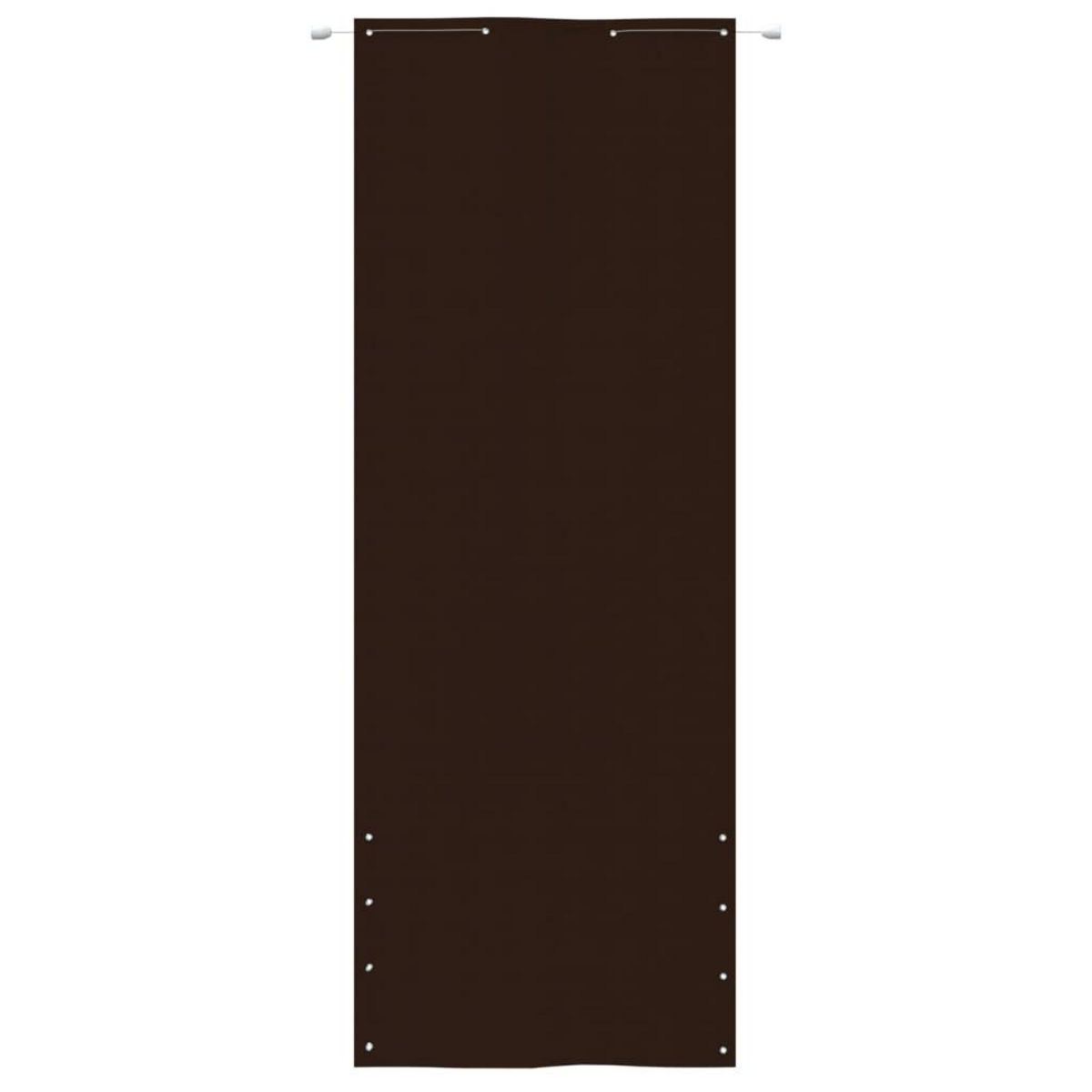 VIDAXL Ecran de balcon Marron 80x240 cm Tissu Oxford