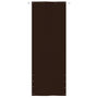 Voir la diapositive 2 : VIDAXL Ecran de balcon Marron 80x240 cm Tissu Oxford