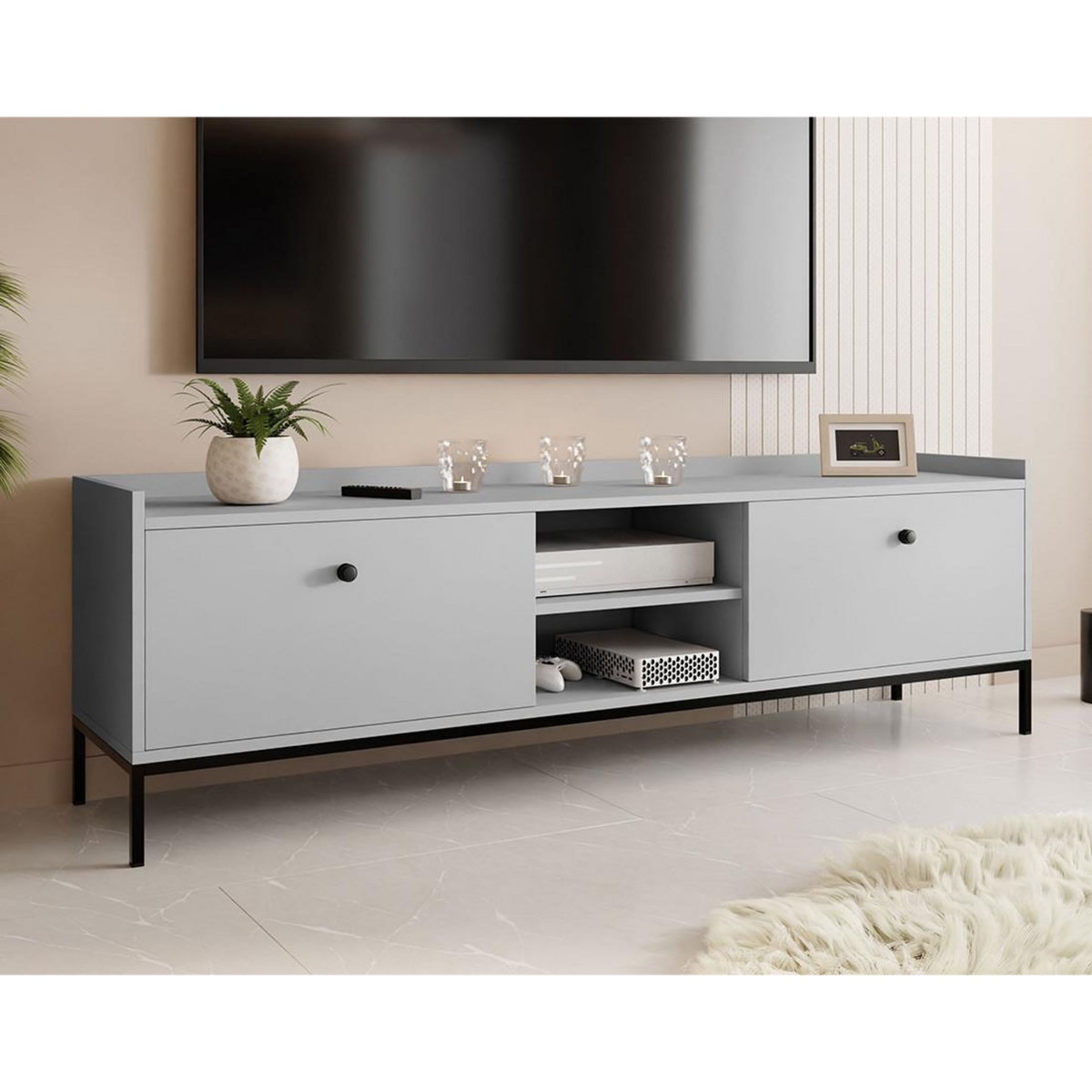 BEST MOBILIER Filipo - meuble tv - 180 cm