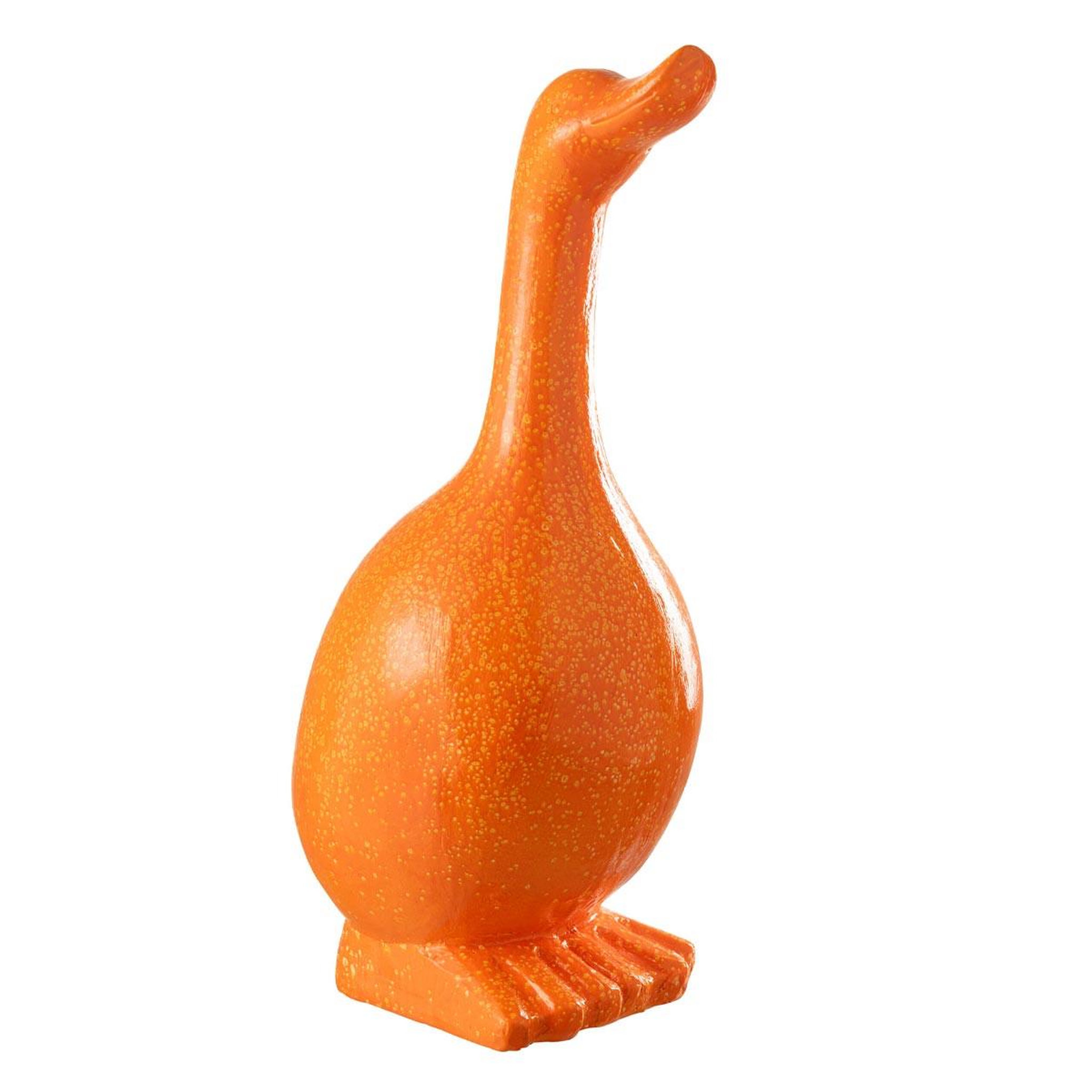 J-LINE Statue oie extérieur  wyatt  60cm orange