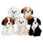 GIPSY Peluche chiot sonore assis 18 cm