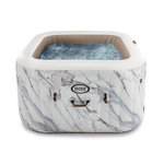 INTEX Spa gonflable PureSpa Calacatta carré Bulles 4 places - Intex