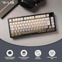 Voir la diapositive 3 : THE G-LAB Clavier gamer sans fil Keyz Elite 300 RGB Triple Mode Gris
