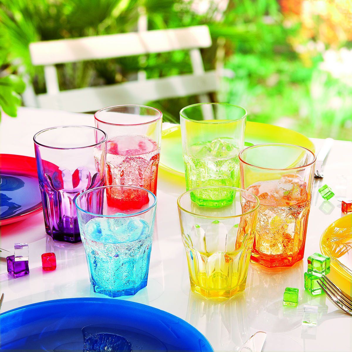 Lot de 6 verres à eau NEW AMERICA CRAZY