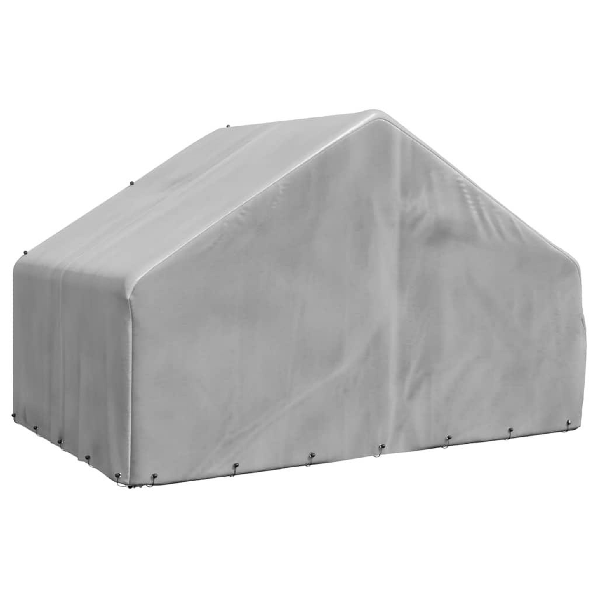Voir la diapositive 5 : VIDAXL Chenil d'exterieur pour chiens housse 3x2x1,9 m acier galvanise