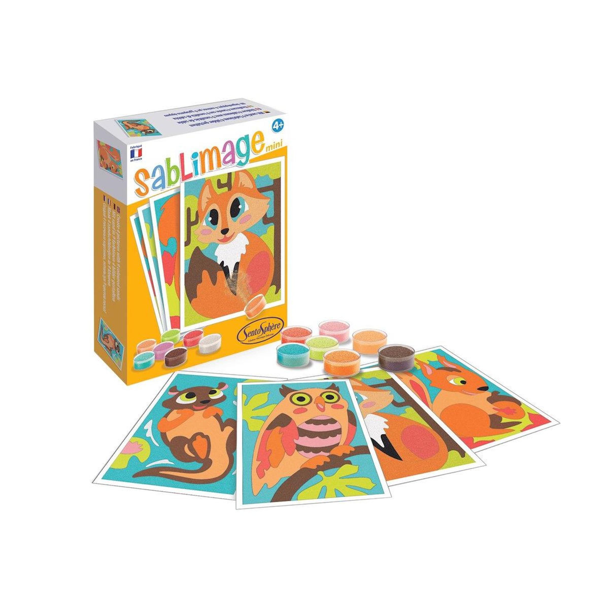 Sentosphere Sablimage mini animaux des bois