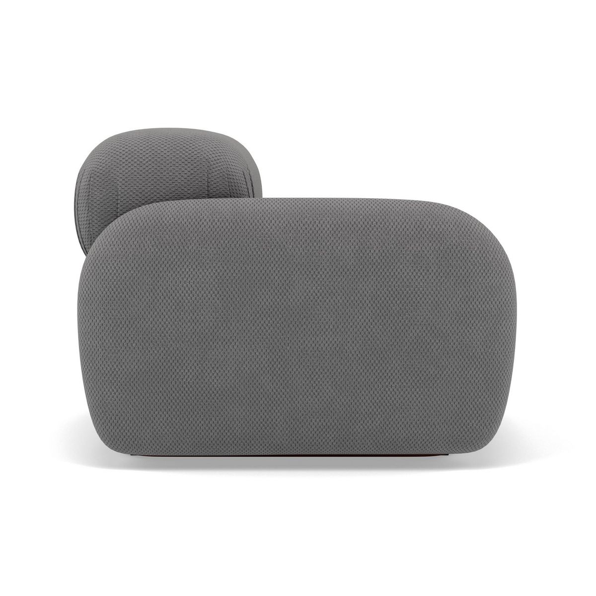 LISA DESIGN Penelope - module d'assise gauche en velours texturé