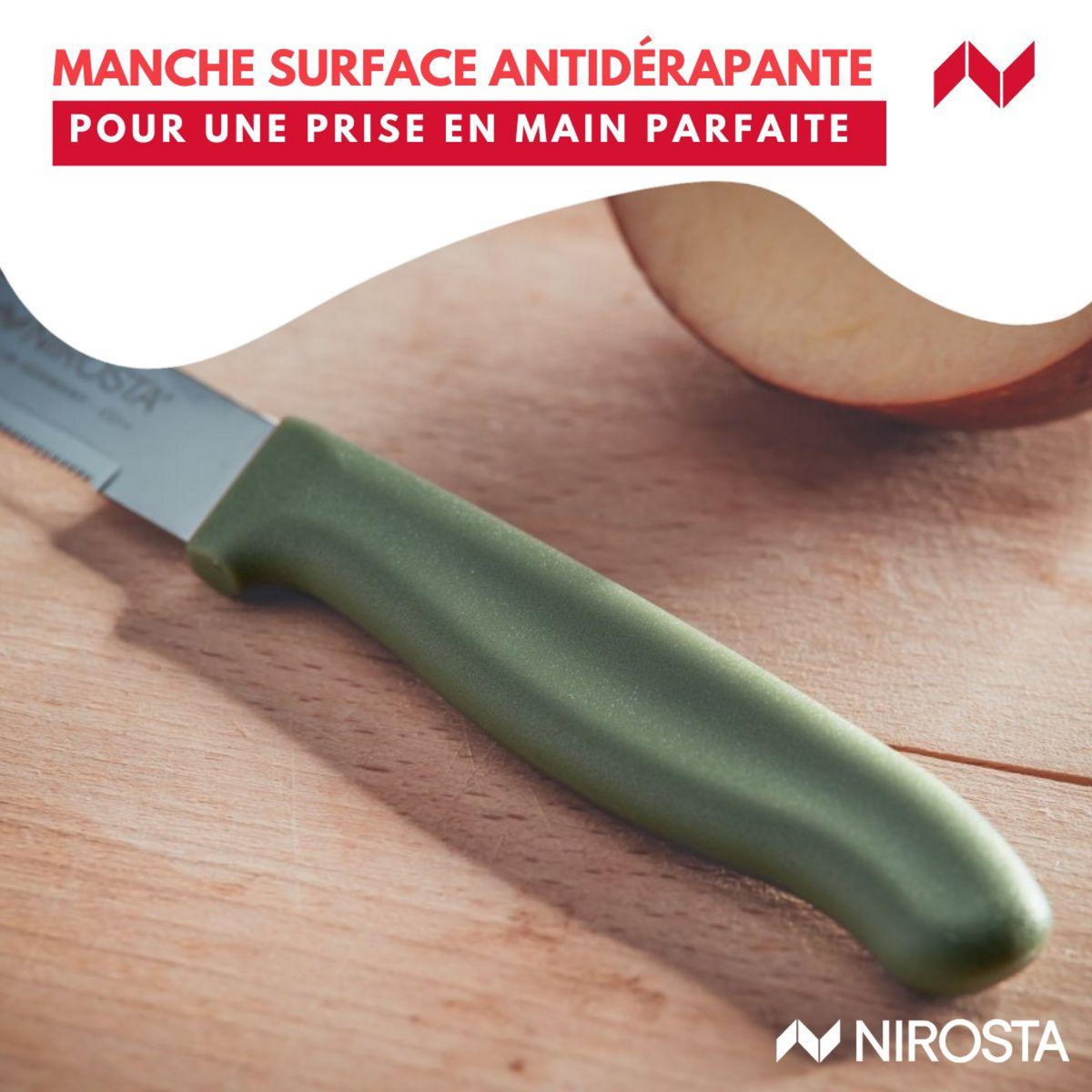 NIROSTA Couteau à légumes 19 cm Nirosta Elemental