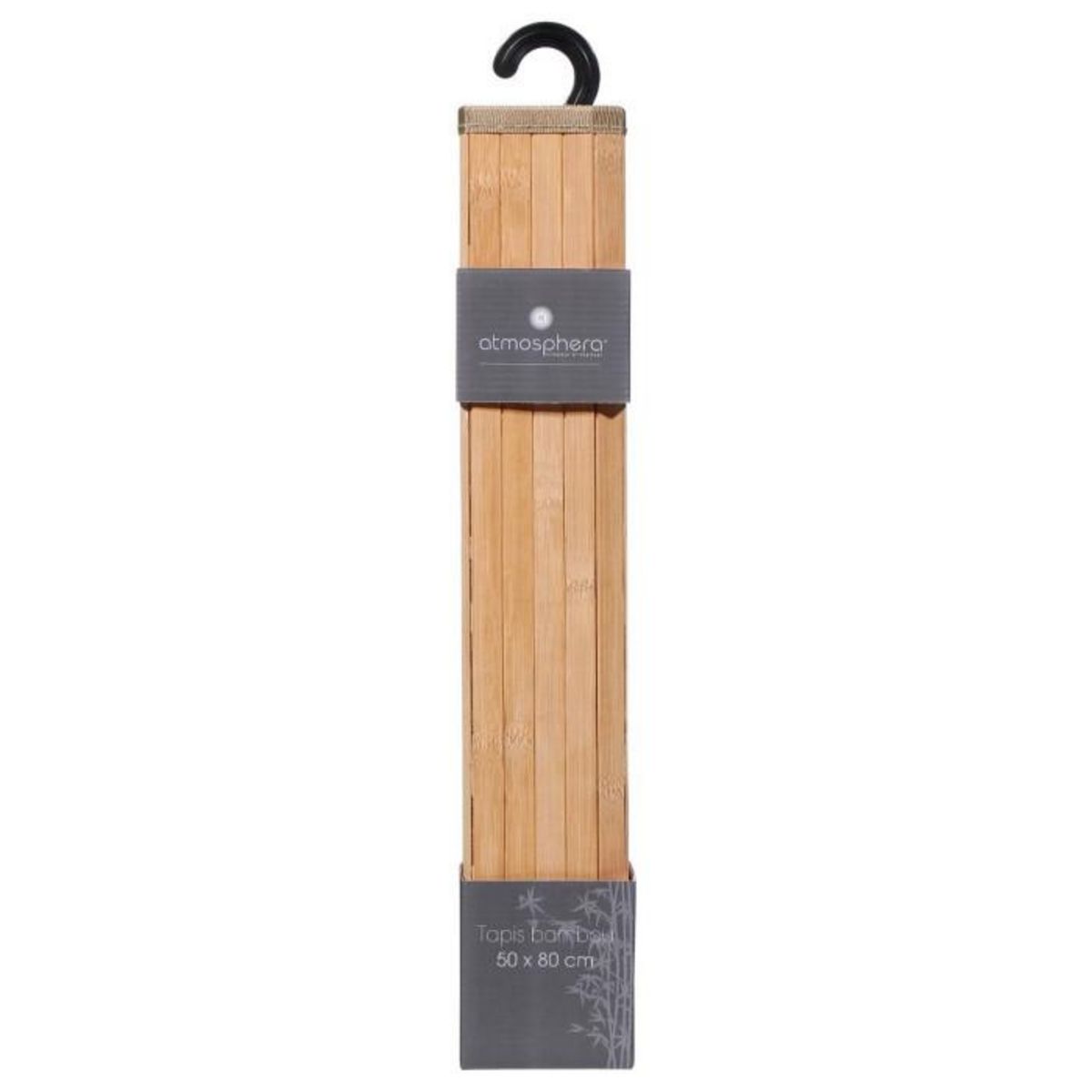 ATMOSPHERA Tapis Bambou  Latte  50x80cm Naturel